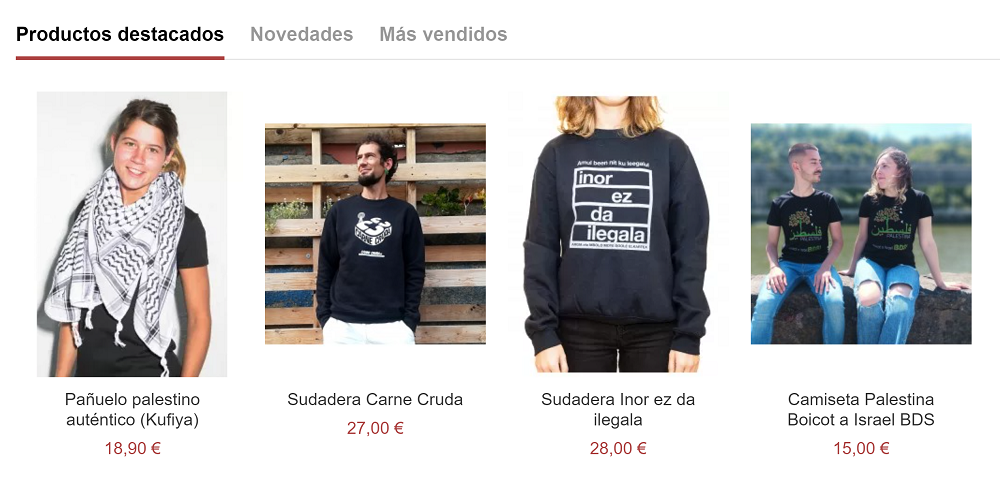 Mundu bidezkoago, jasangarriago eta solidarioago baterako online denda