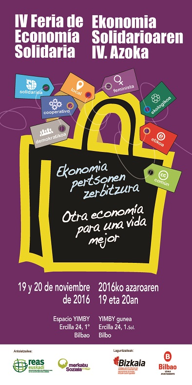 IV Feria de Economa Solidaria - 19 y 20 de noviembre de 2016
